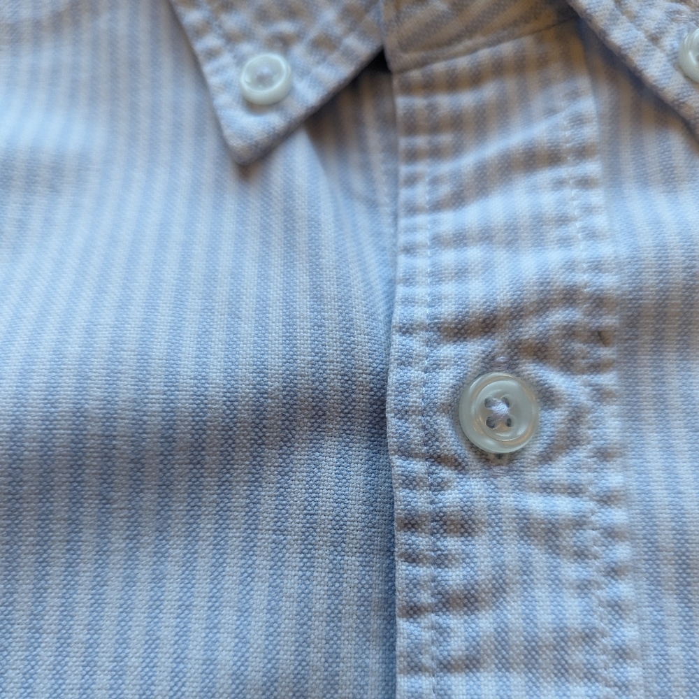 JCrew Stripped Oxford Shirt